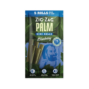 Mini Palm Rolls 5pk -  Blueberry - Zig-Zag