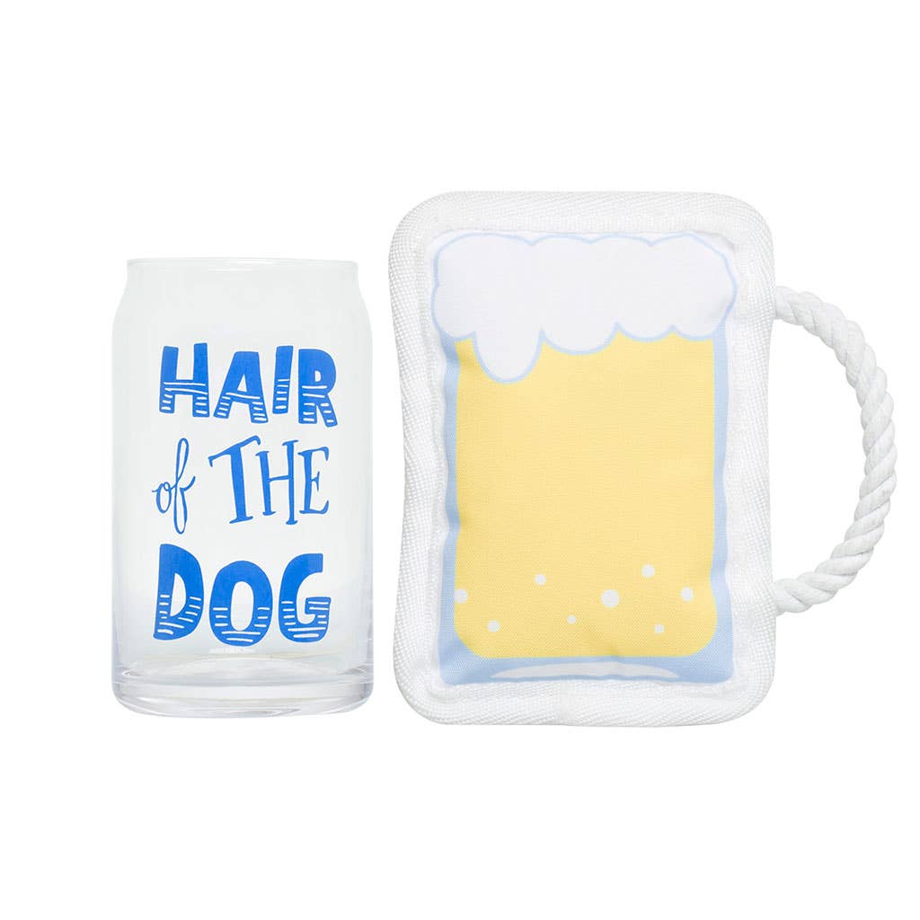 Hair of the Dog Gift Set: Drinking Glass & Dog Toy – AKC Museum of the Dog  Store