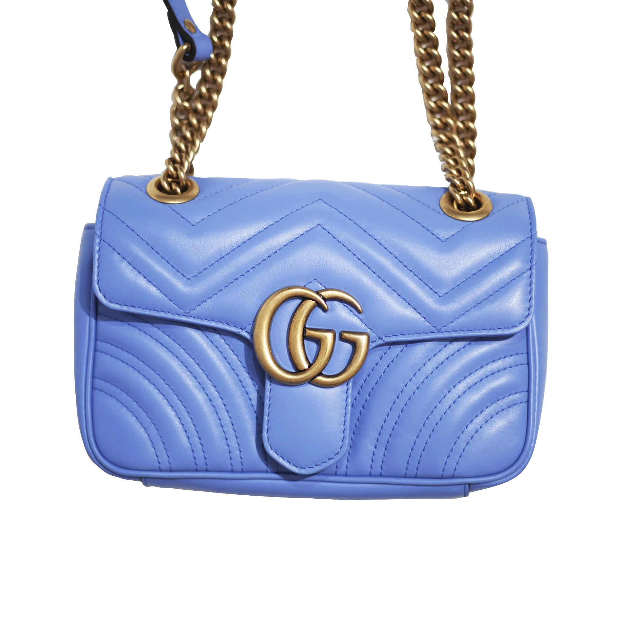 gucci shoulder bag blue