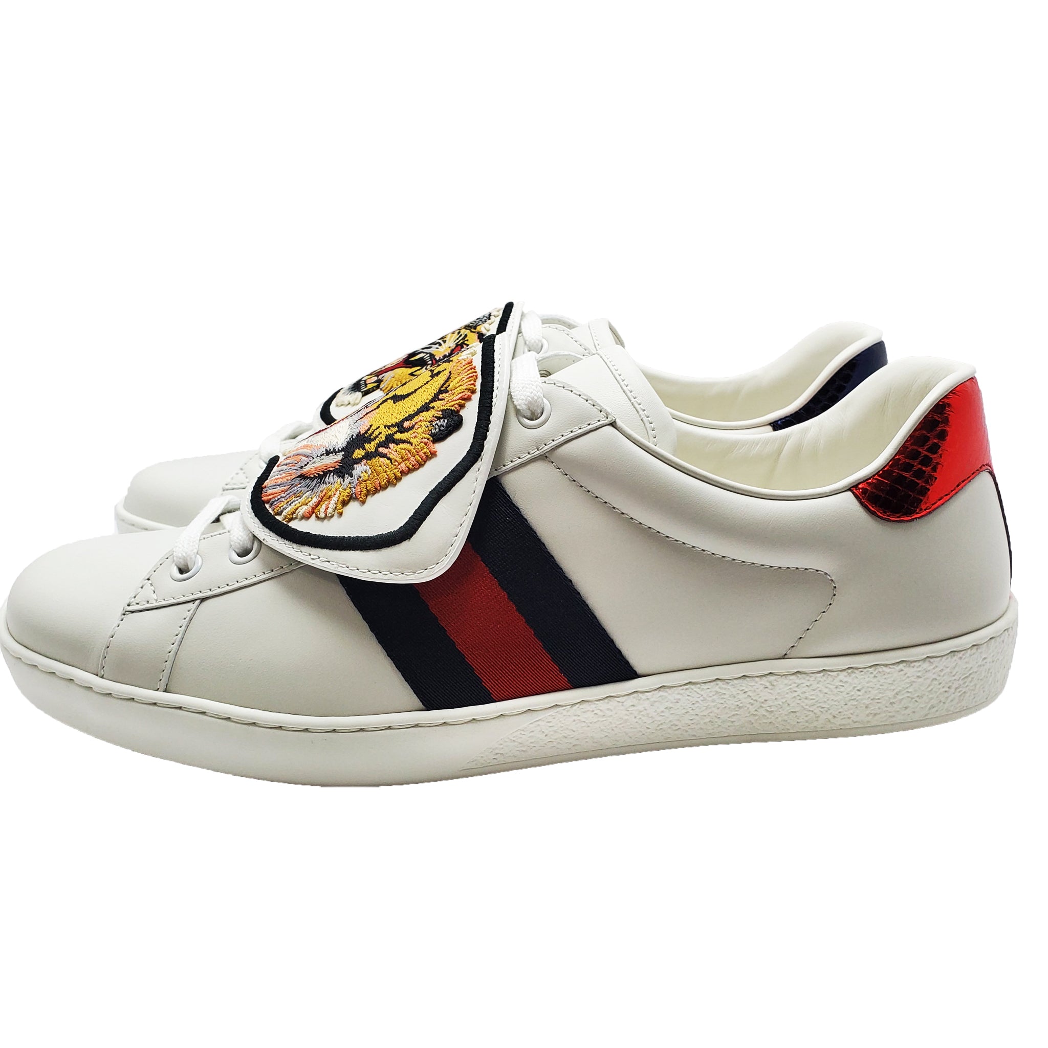 gucci ace sneakers with removable patch