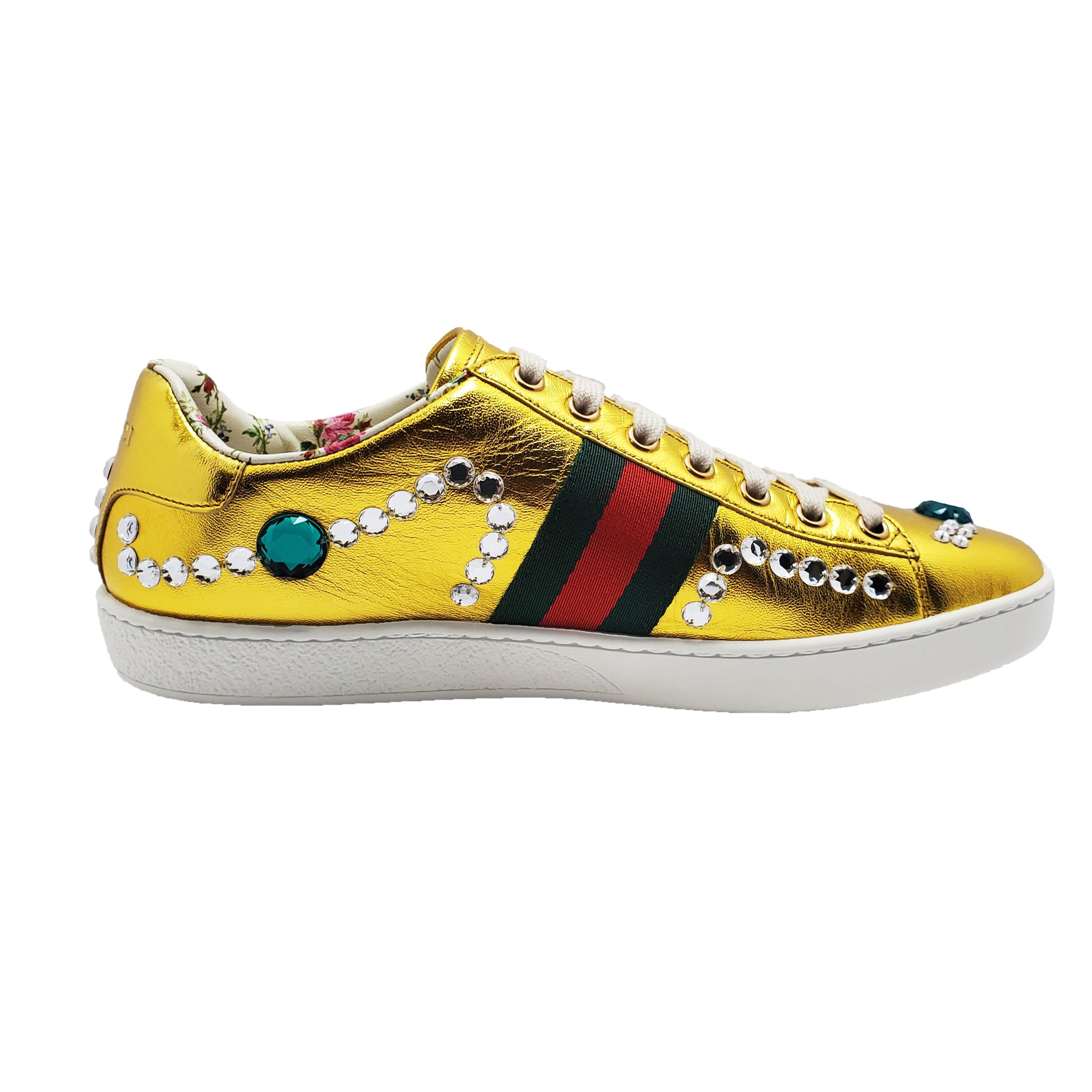 jeweled gucci sneakers