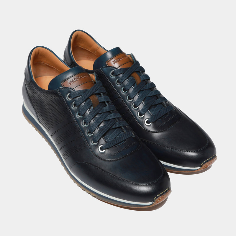 クラシック レザースニーカー ダークブルー | 1845730DBU – MAGNANNI(マグナーニ)公式WEBSTORE