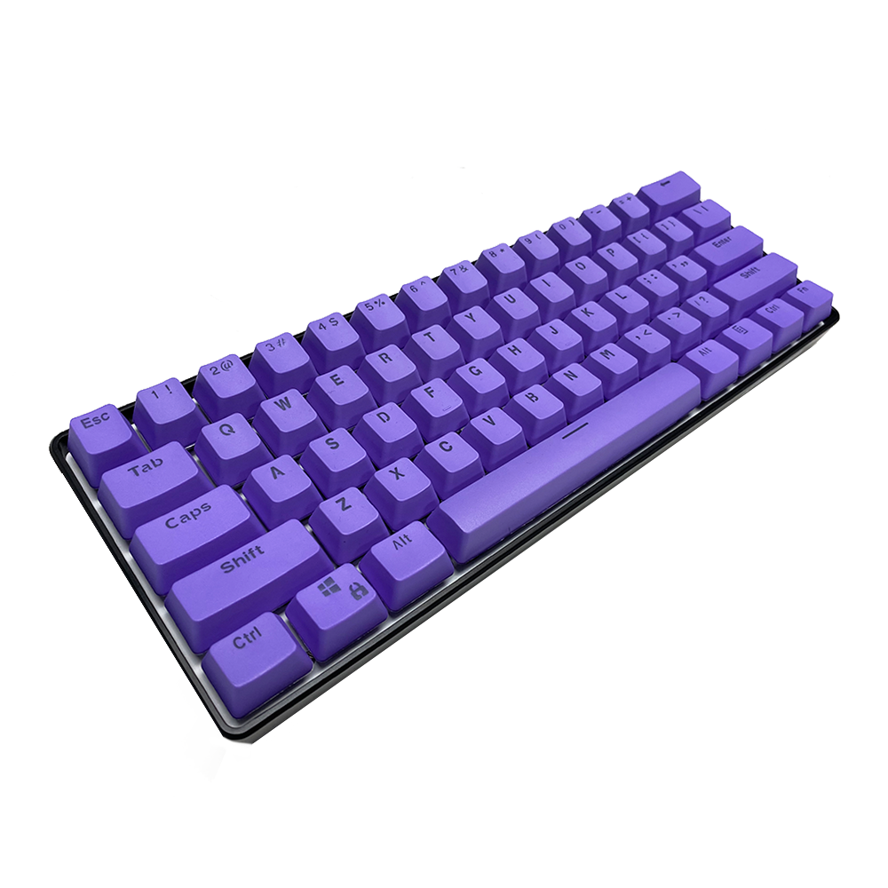 pastel purple keycaps