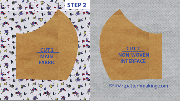 Step 2. Cutting Your Mask. Step 1. Drafting Mask On Paper. Free PDF Mask pattern.