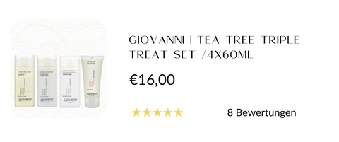 GIOVANNI | TEA TREE TRIPLE TREAT SET SARICURLS Lockenshop Locken Weihnachtsgeschenk Lockigeshaar Curlyhair