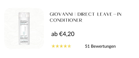 Giovanni Leave in Conditioner, Leave in, Lockenpflege, Trockene Locken, Gelcast