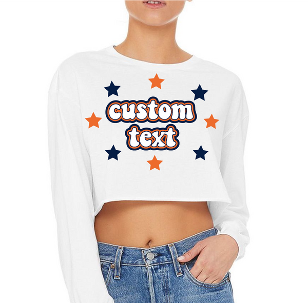 COTTON LOGO SUPER CROPPED T-SHIRT