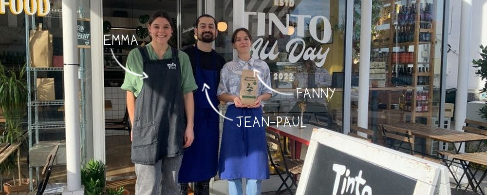 Emma, Fanny et Jean-Paul, de chez Tinto All Day