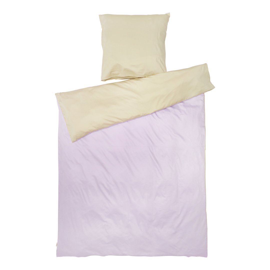 lilla/beige sengetøj voksen – finenord
