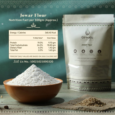 Girveda Jowar Flour 500gm - 4