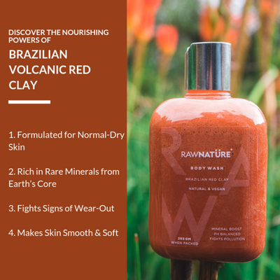 Brazilian Red Clay Body Wash.
