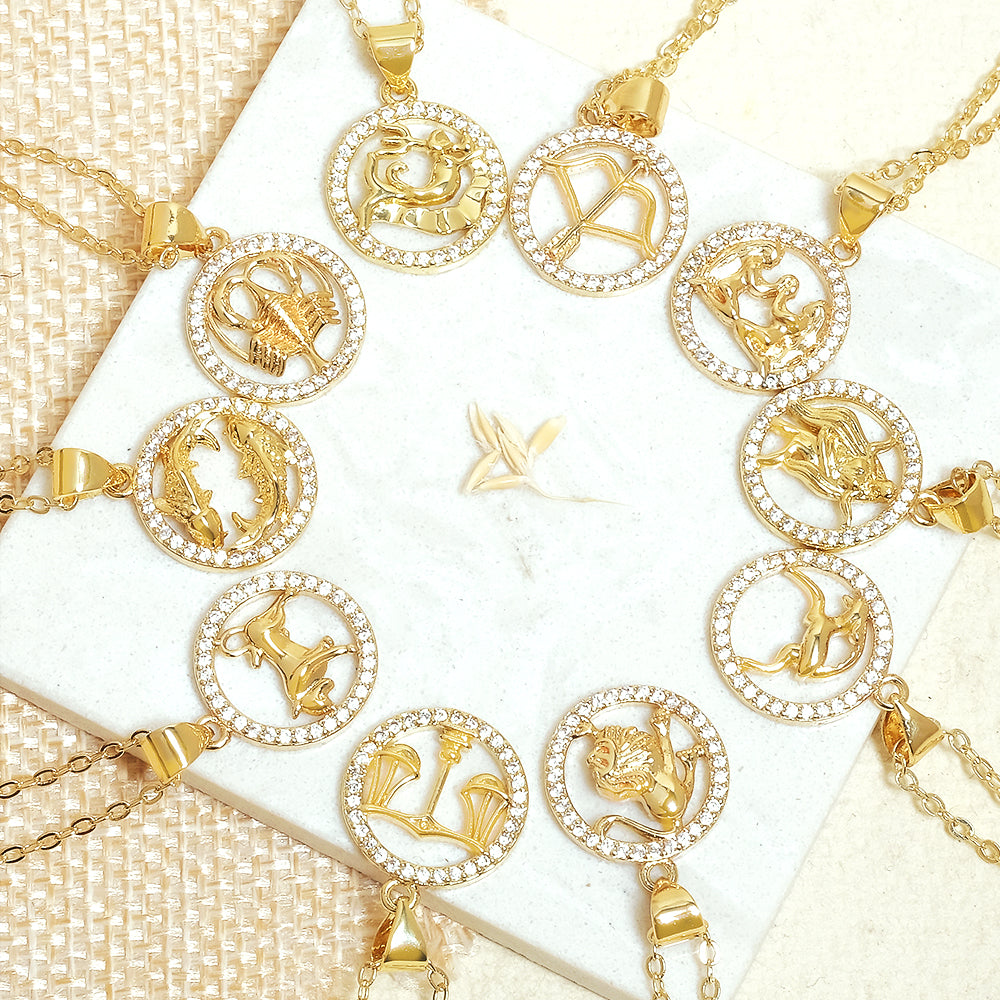 zodiac symbol necklaces