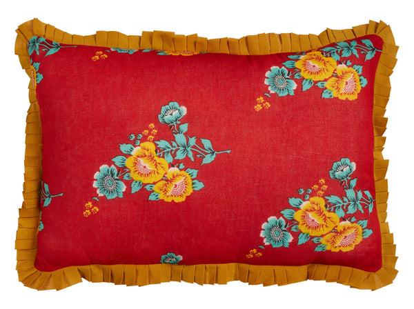 Sunday Ruffle Pillow Cover - Fuchsia – theARKelements