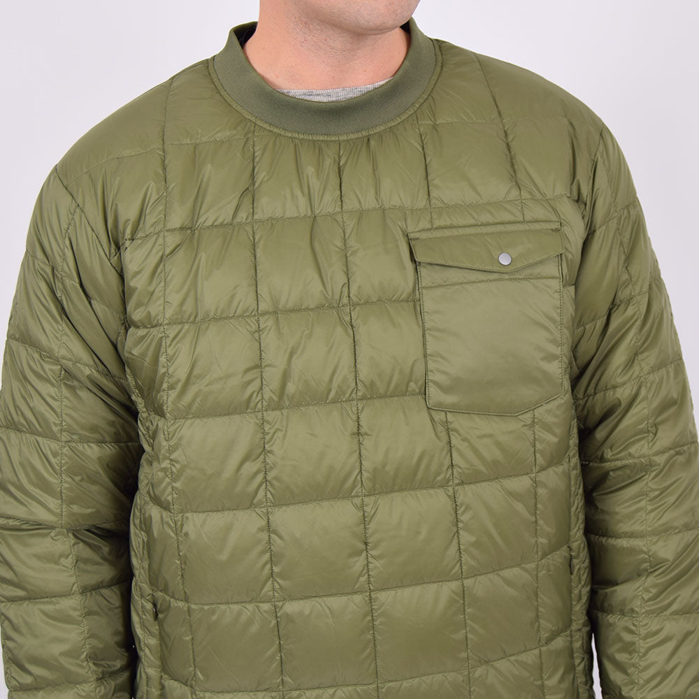 Taion Olive Crew Neck Down Pullover#N# #N# #N# #N# – Rivet Clothing Store