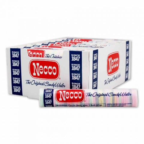 image of necco wafer roll and box