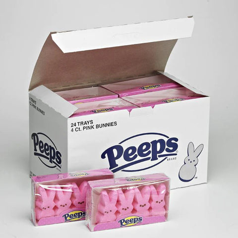 image of pink peep bunnies