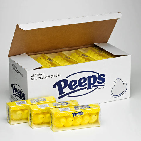 image of yellow Peep chicks