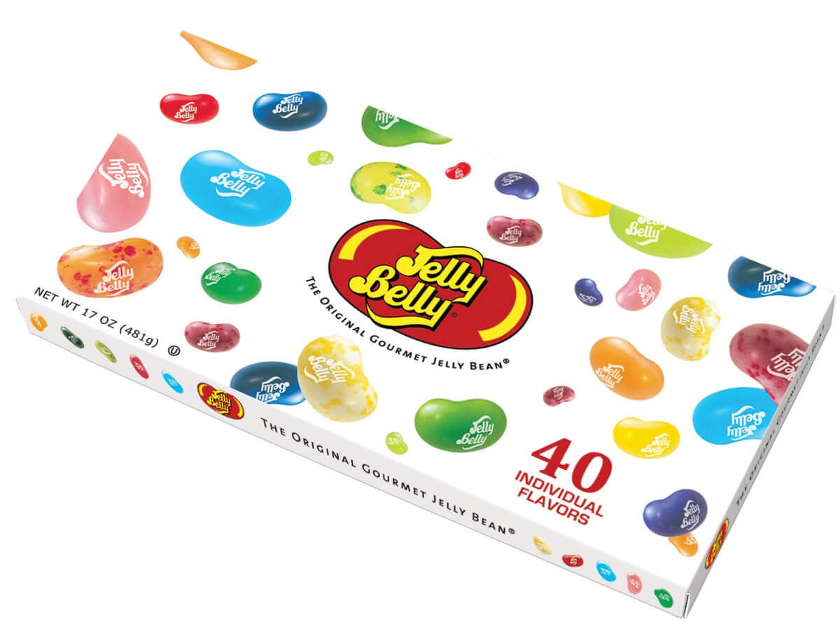 Jelly Belly 40 Flavor T Box 17oz 5ct