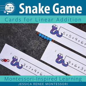 Addition Snake Game - Montessori Album