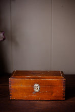 Load image into Gallery viewer, Solid Wood Keepsake Box with Brass Closure
