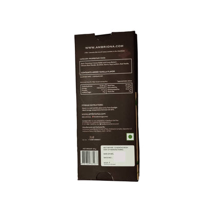 Ambriona - Sugar free Dark Chocolate 70% Cocoa | Pack of 2| Sugar less | Vegan | Gluten Free | 2 x 50 gm - Vegan Dukan
