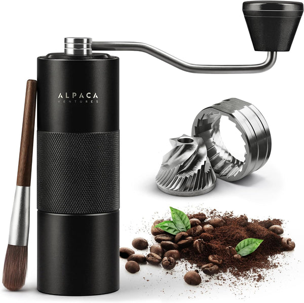 Manual Coffee Grinder by JavaPresse — Manual Coffee Bean Grinder with 18  Adjusta