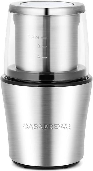 Yabano Coffee Grinder Electric, Spice Grinder/Herb Grinder, One Touch Coffee  Bean Grinder, Stainless Steel Blades With 1 Removable Stainless Steel Bowl,  Dishwasher Safe Bowl, Black