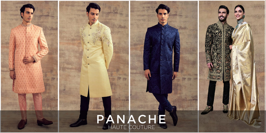Latest Groom Rich Look Sherwani Designs for 2022 Weddings – Panache Haute  Couture