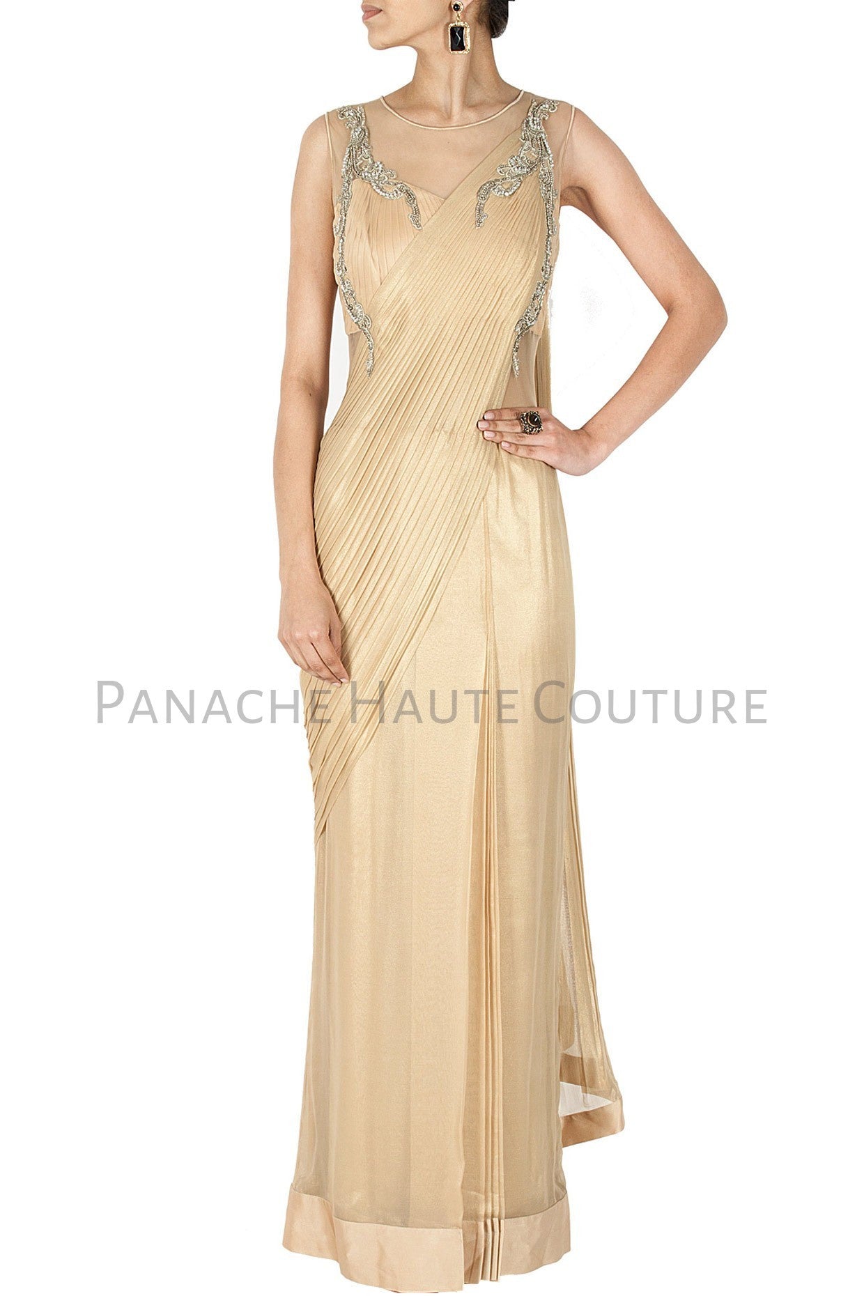 saree gown online low price