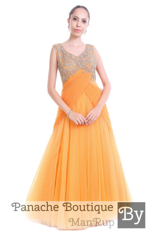 saree style gown online