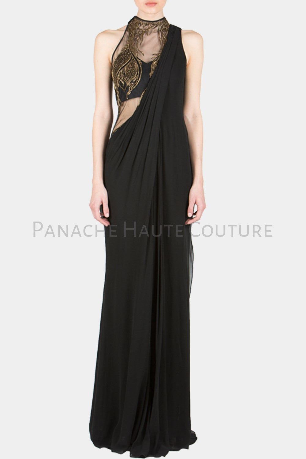 designer saree gown online