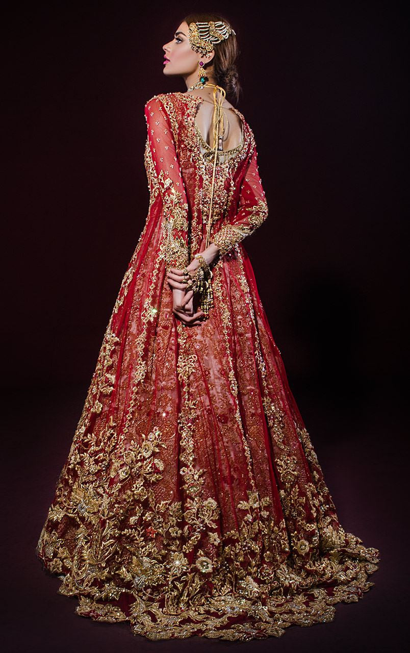 bridal anarkali dress