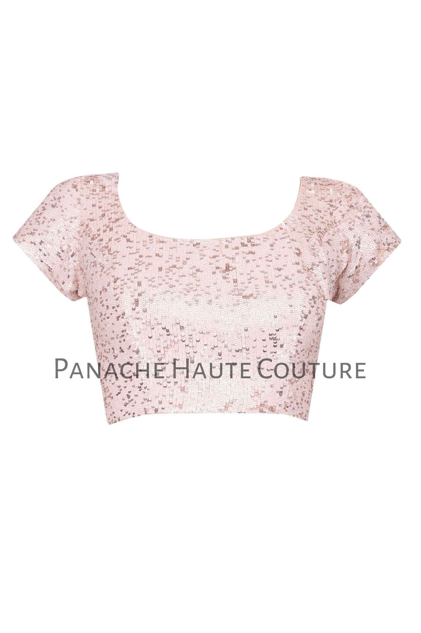 Light Pink color Blouse with Sequin 