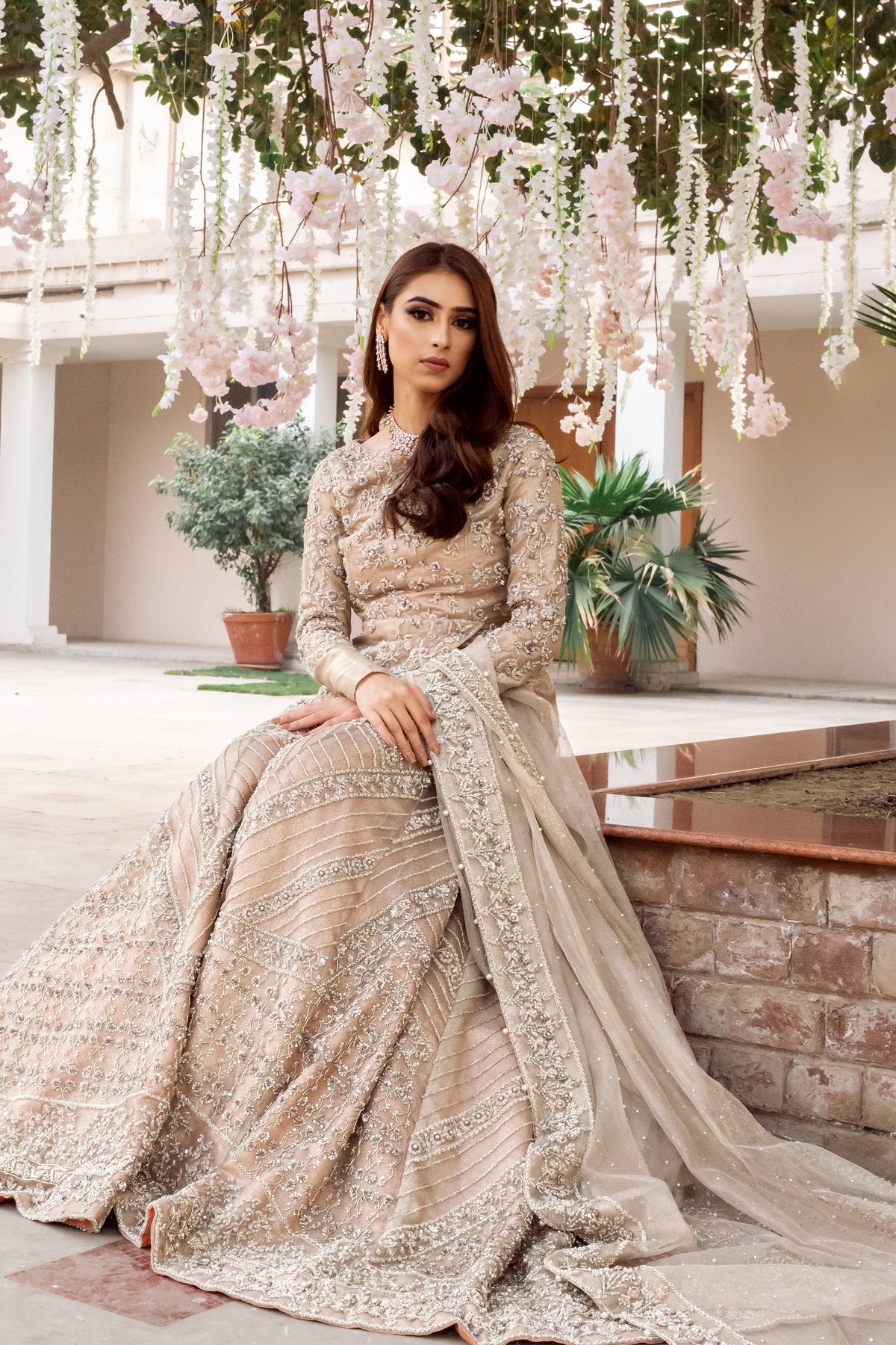 Peach Colour Lehenga - Peach Lehenga Trend For wedding occasion - G3+ Fashion - The shades may vary slightly from the colors displayed on your screen.