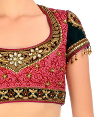 Pink colour bridal lehenga choli – Panache Haute Couture