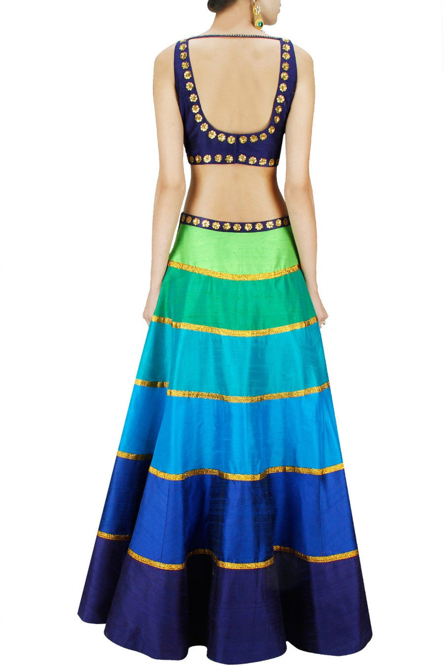 Multicolour Lehenga Choli By Priyal Prakash Panache Haute Couture 7411