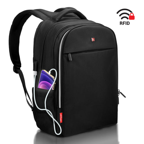 The Bugatti Group® Valais Backpack, Holds Lptops 15.6, 5.5 x 5.5