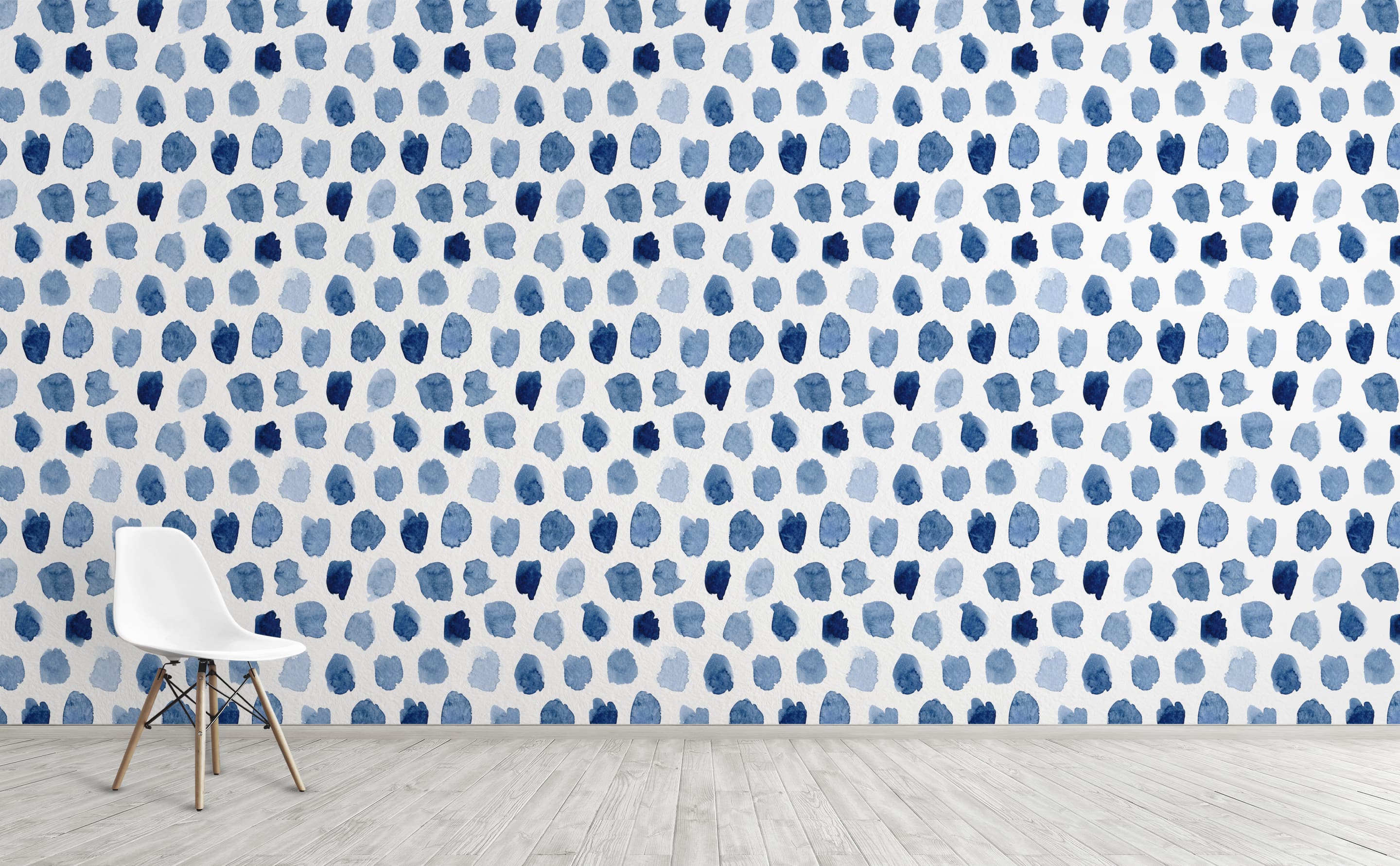 Colours Glenmara Blue & white Floral Mica effect Smooth Wallpaper | DIY at  B&Q