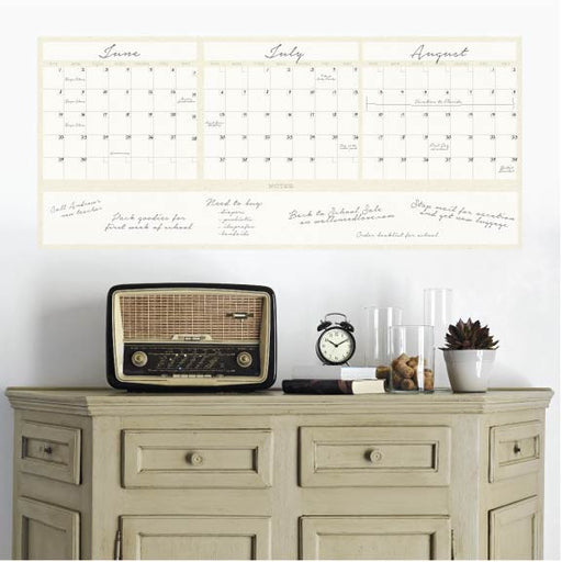 Dry Erase Calendar Writable Dry Erase Wall Decal WallsNeedLove