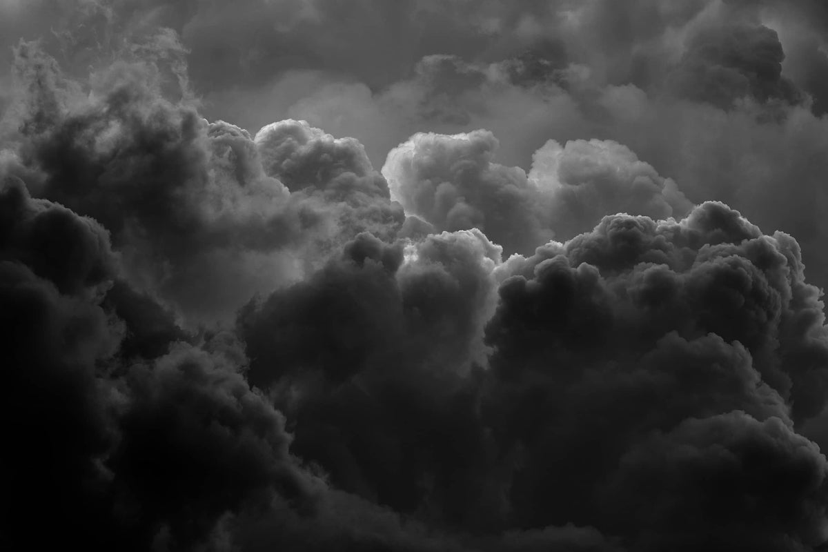 Dark grey rolling nimbus cloud Wall Mural | Rainmaker