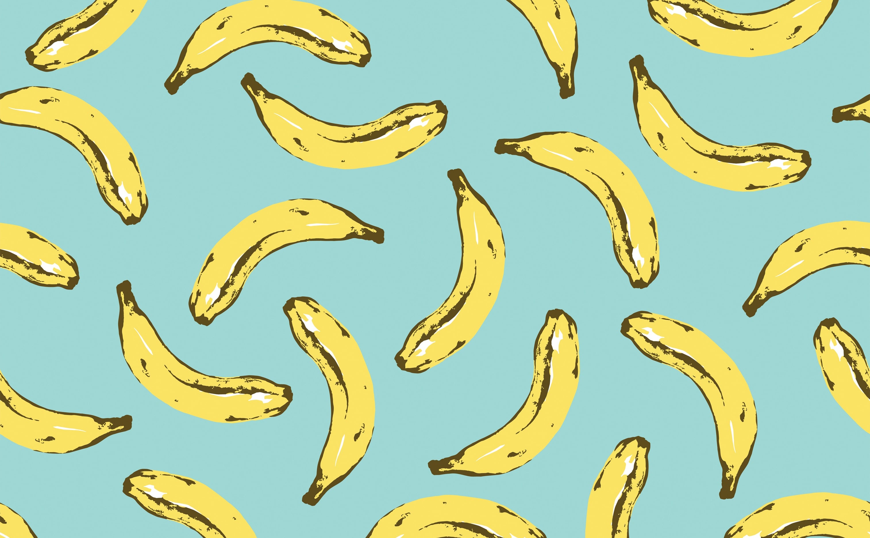 Bananas Wallpaper for Walls | Velvet Bananas – WallsNeedLove