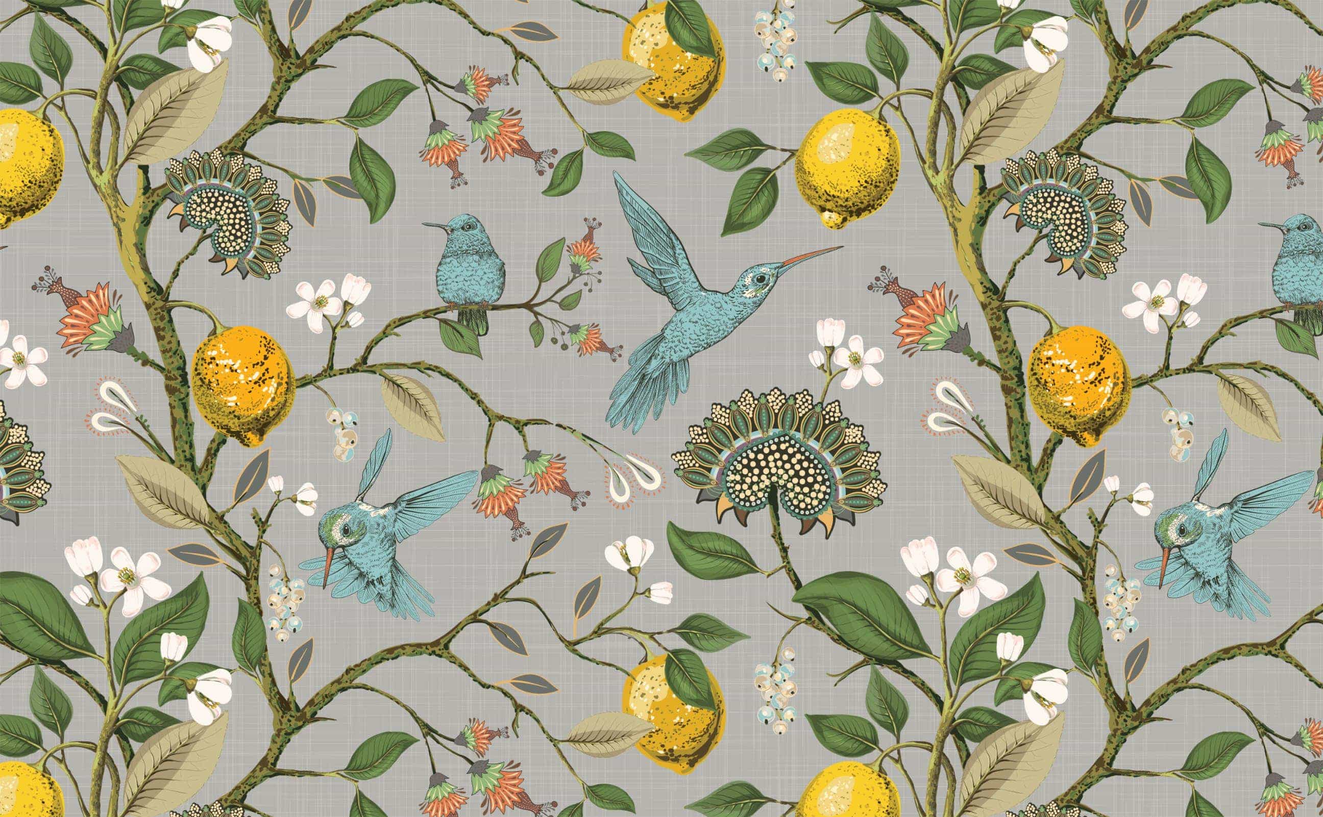 Lemon Tree by Morris  Sage  Wallpaper  Wallpaper Direct