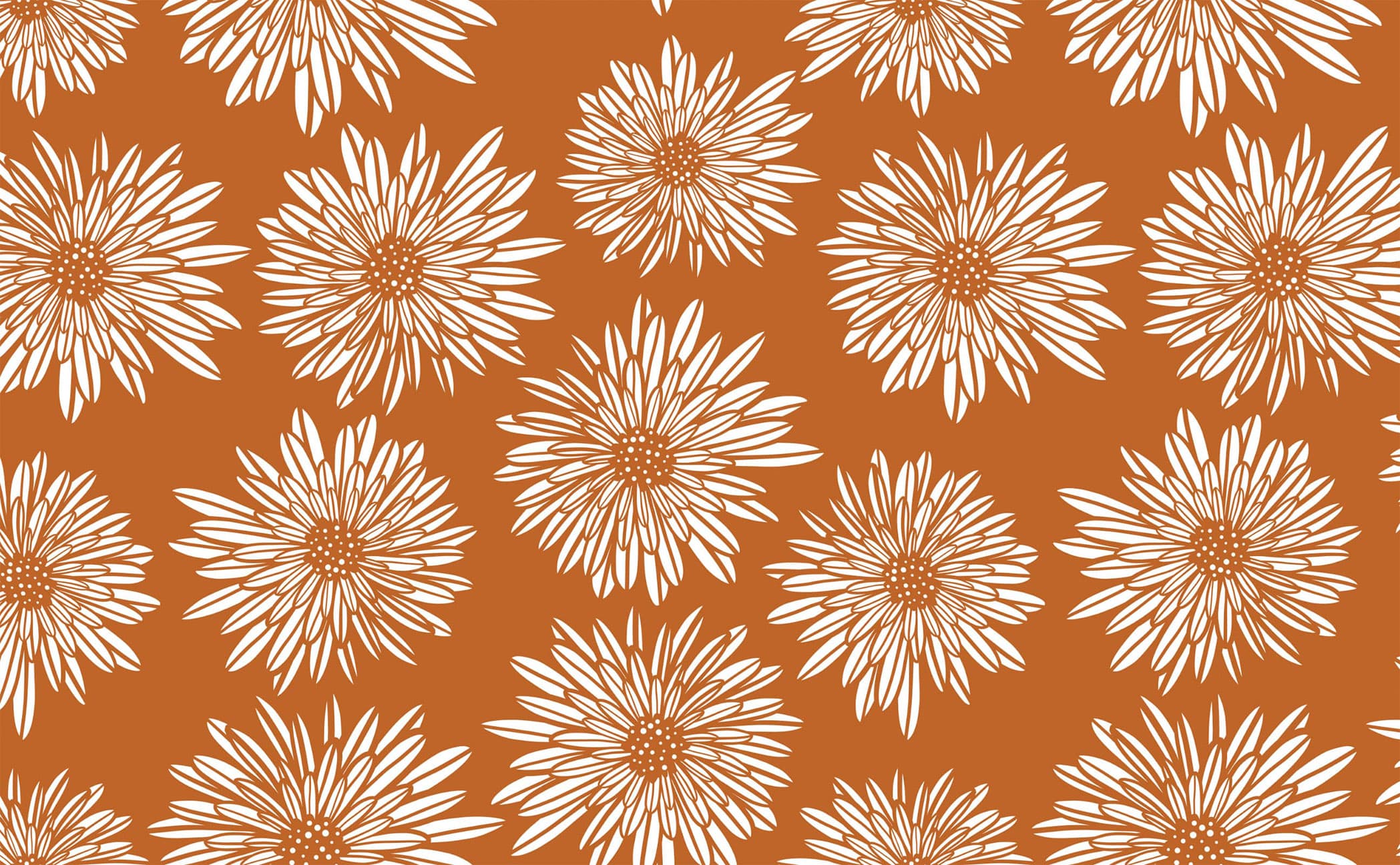OrangeTerracotta Linen Commercial Wallpaper