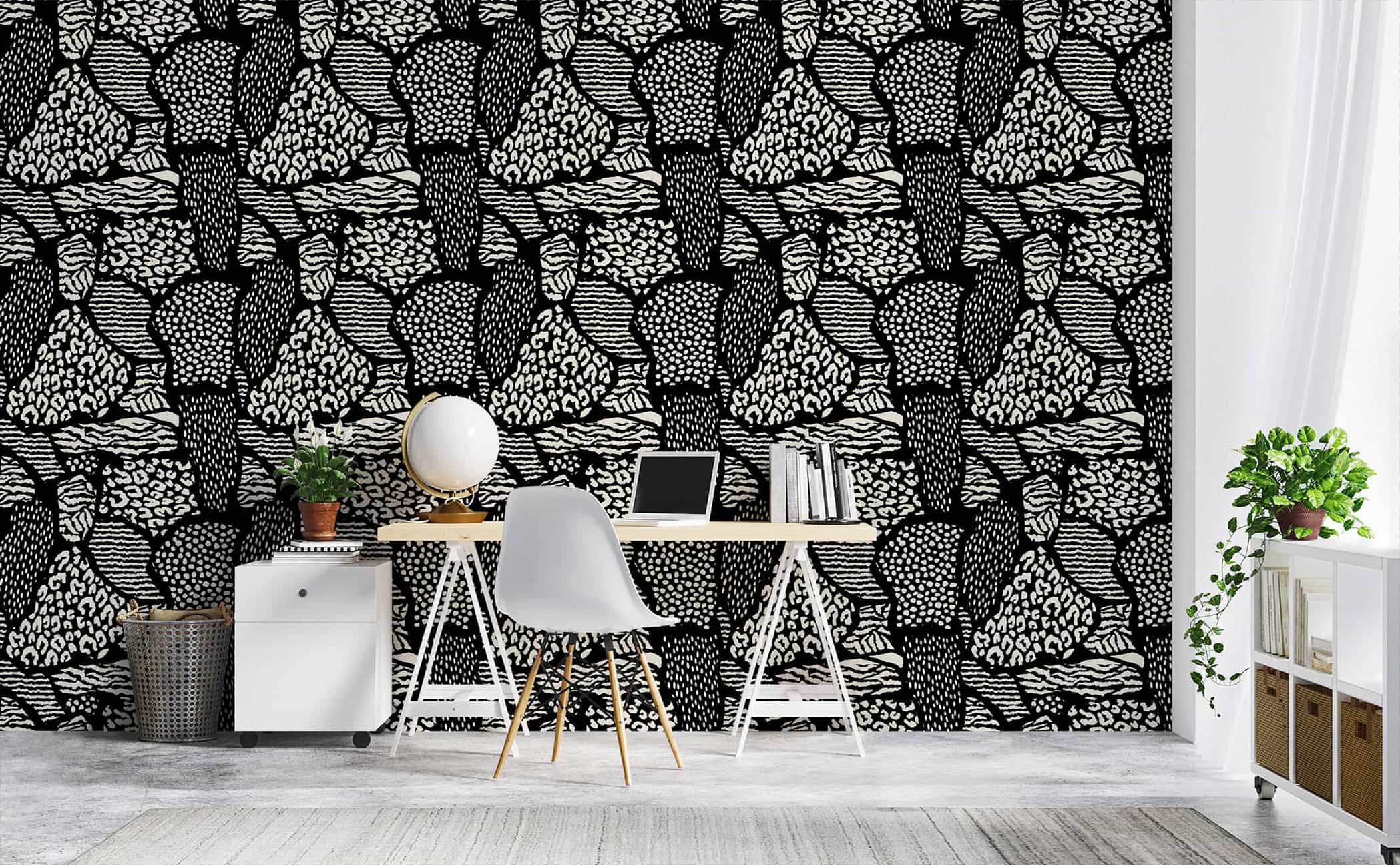 Removable Wallpaper Temporary Wallpaper Eclectic Wallpaper Peel and St   ONDECORCOM