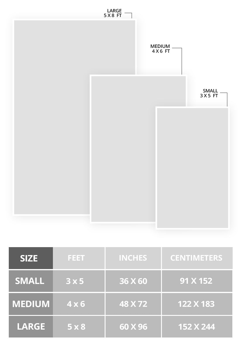 Rugs Size Chart