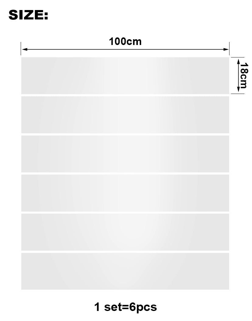 Stair Stickers Size Chart