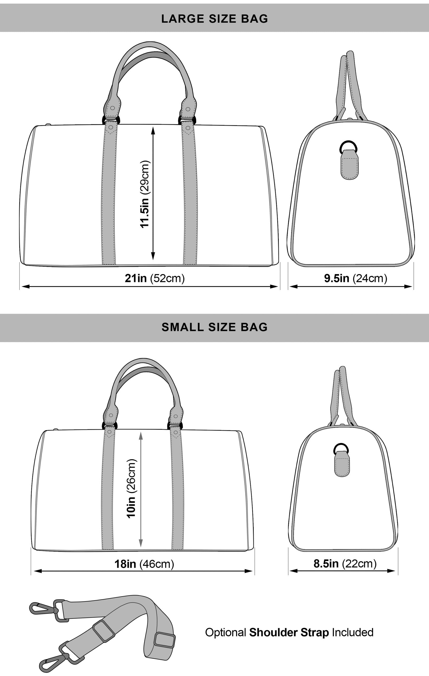 Travel Bags Size Chart