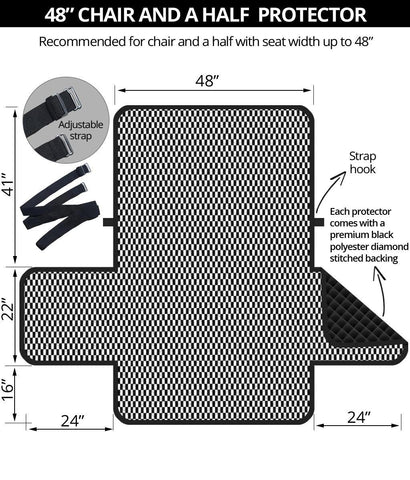 chair and a half sofa checkered flag protector