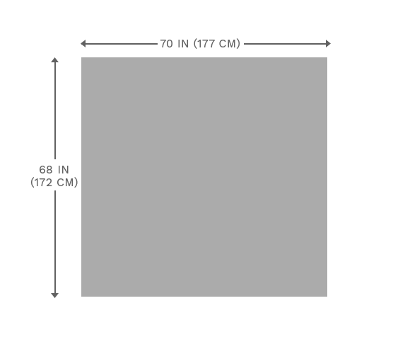 Shower Curtain Size Chart