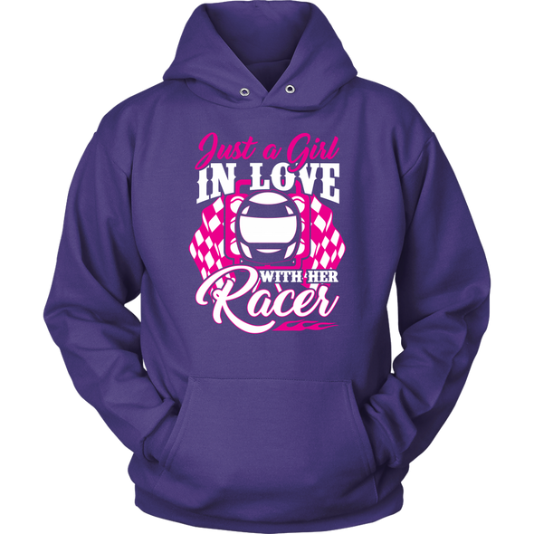 Just A Girl In Love With Her Racer T-Shirts!